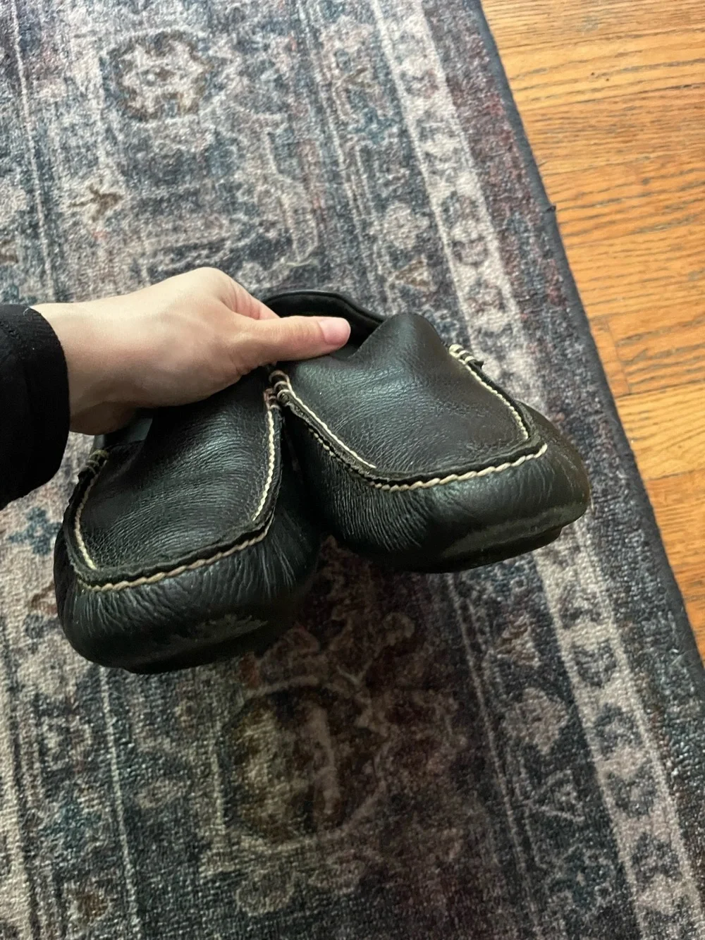 Polo rl leather loafers